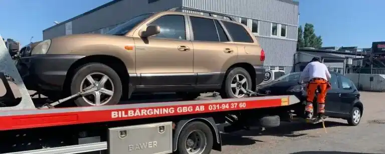 Mottagningsbevis för skrotbil i Lerum efter hämtning och bilskrotning